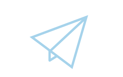 icon of the paper airplane symbol that means to send email